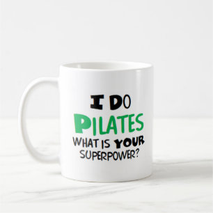 göra pilater kaffemugg