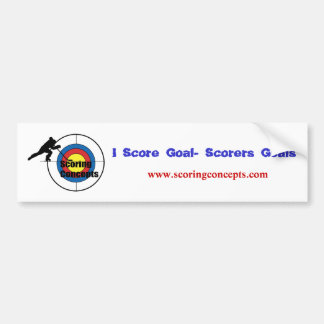 Göra poäng begreppsbildekalet bildekal