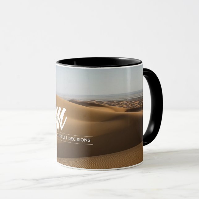 Göra svåra beslut mugg (Framsida höger)