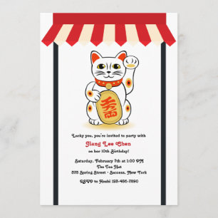 Göra tecken åt kattinbjudan inbjudningar