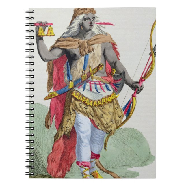 Göra till drottning Anna Nzinga (1583-1663), från Anteckningsbok (Framsidan)