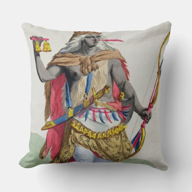 Göra till drottning Anna Nzinga (1583-1663), från Kudde (Framsida)