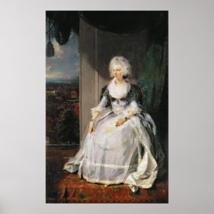 Göra till drottning Charlotte, 1789-90, fru av Poster