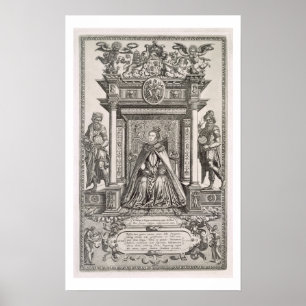 Göra till drottning Elizabeth mig (1533-1603) som Poster