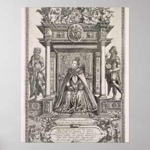 Göra till drottning Elizabeth mig (1533-1603) som Poster