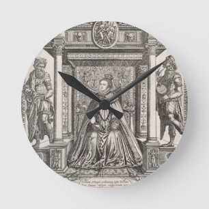 Göra till drottning Elizabeth mig (1533-1603) som Rund Klocka