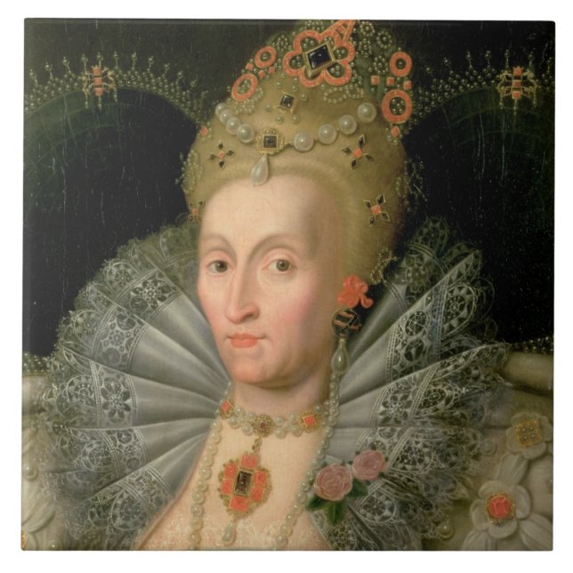 Göra till drottning Elizabeth mig (det panka Kakelplatta (Framsidan)