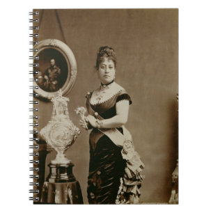 Göra till drottning Emma (1836-85) (sepia Anteckningsbok