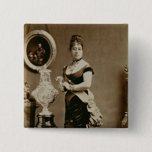 Göra till drottning Emma (1836-85) (sepia Knapp