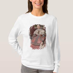 Göra till drottning Maria Anna av Spanien i en r Tee Shirt