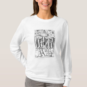Göra till kung Charles II som gömmer i ett oaktr Tee