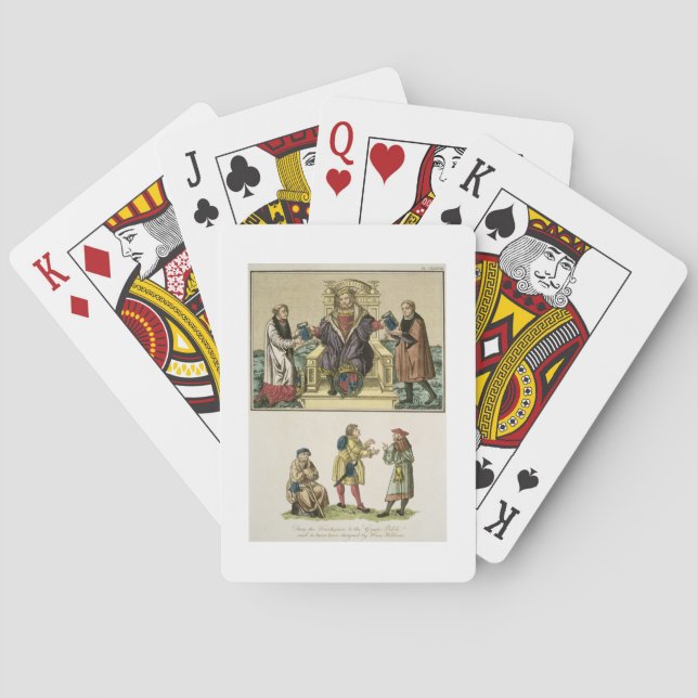 Göra till kung Henry VIII (1491-1547) från Kortlek (Baksidan)