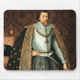 Göra till kung James mig av England (1566-1625) Musmatta