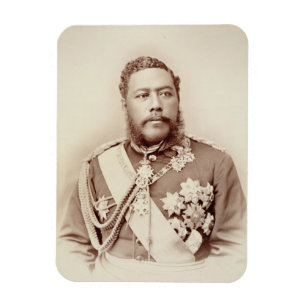 Göra till kung Kalakaua (1836-91), sen c19th Magnet