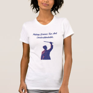 Göra vetenskap rolig begriplig utbildar design t shirt