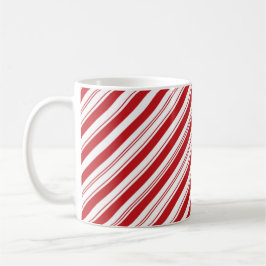 Görad randig candy cane mugg