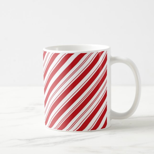 Görad randig candy cane mugg (Höger)