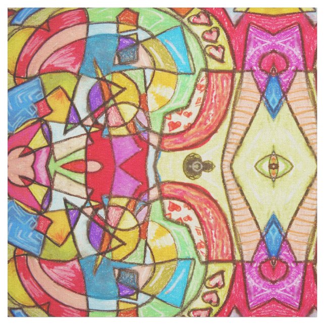 Görad sammandrag kärlek tyg (Närbild)