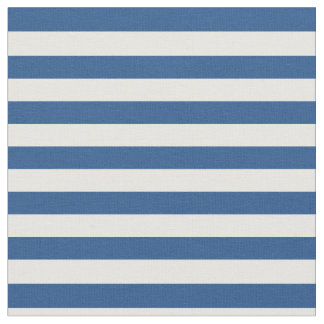 Görade randig blått & vit tyg