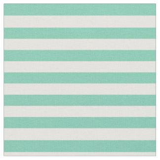 Görade randig grönmynta & vit tyg