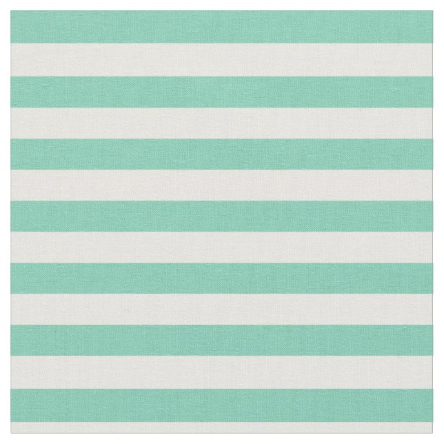 Görade randig grönmynta & vit tyg (Närbild)