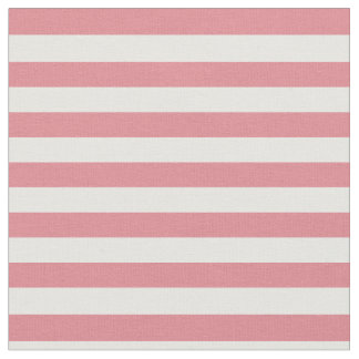 Görade randig jordgubberosor & vit tyg