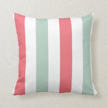 Görade randig korall, kricka och vit