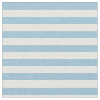 Görade randig ljusa pastellfärgade blått & vit tyg