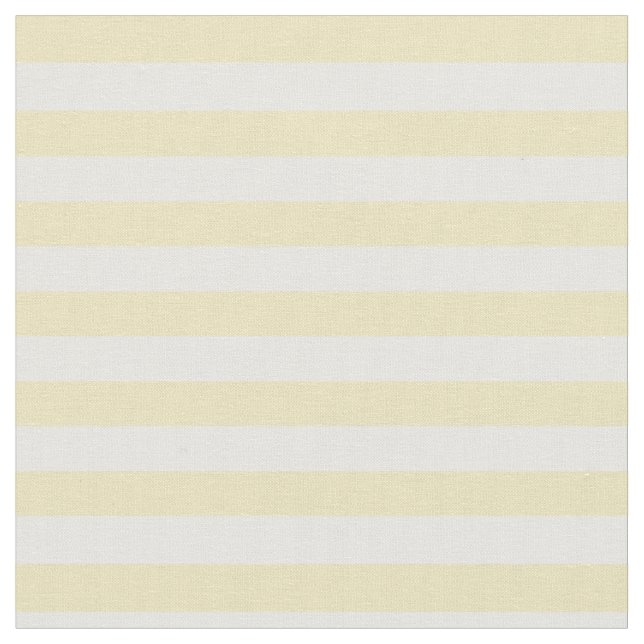 Görade randig pastellgult & vit tyg (Närbild)