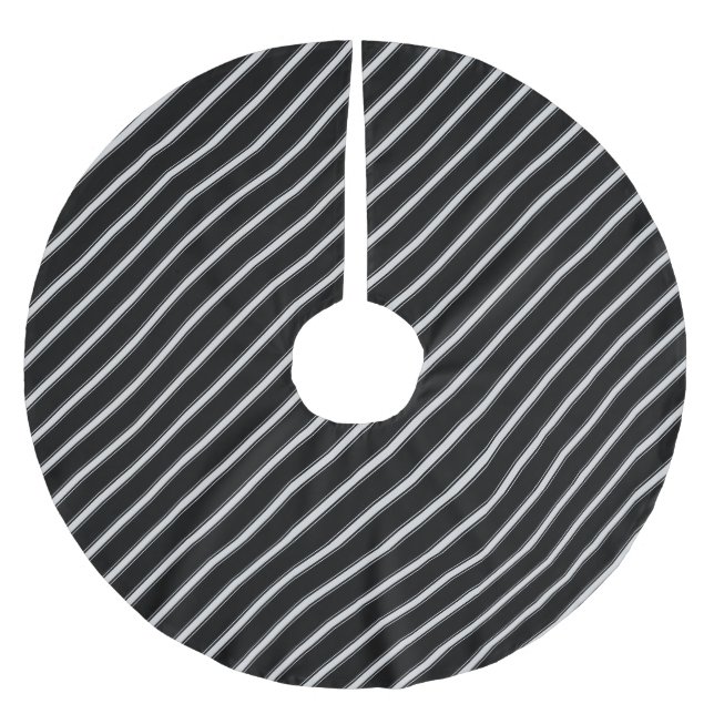 Görade randig svart & vit - julgrankjol (Framsidan)