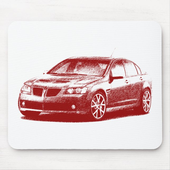 Görade strimmig Pontiac G8 GXP Musmatta (Framsidan)