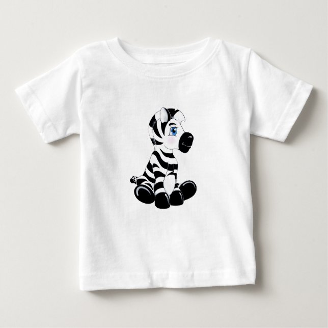 Görar randig babysebran t shirt (Framsida)
