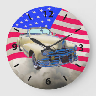 Görar strimmig Pontiac silver 1948, och United Stor Klocka