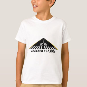 Görat klar för att landa landningsbanan tee shirt