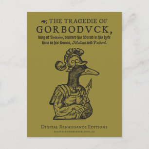 Gorboduck Postcard Vykort