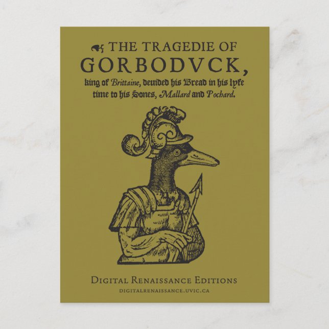 Gorboduck Postcard Vykort (Framsida)