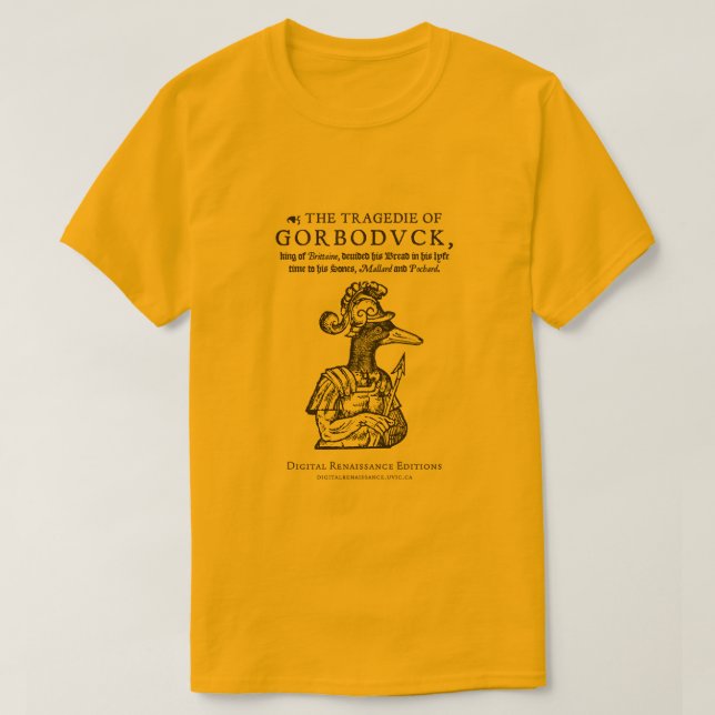 Gorboduck T Shirt (Design framsida)