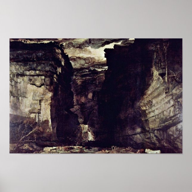 Gordale Scar by James Ward Poster (Framsidan)