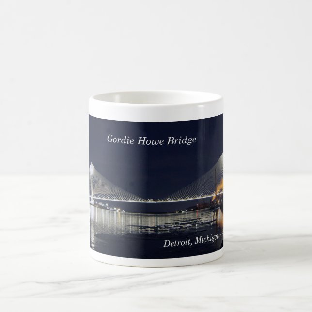 Gordie Howe Bridge-mugg Kaffemugg (Center)
