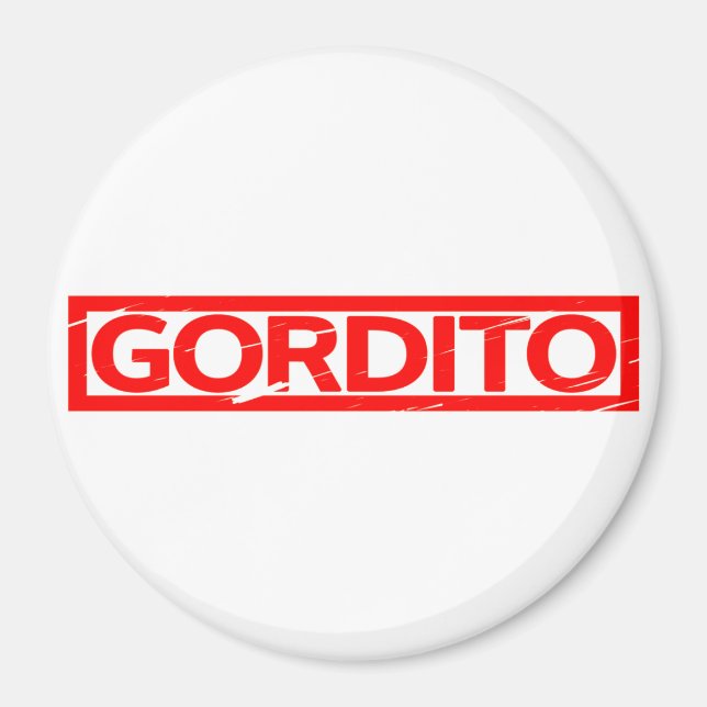 Gordito Frimärke Magnet (Framsidan)