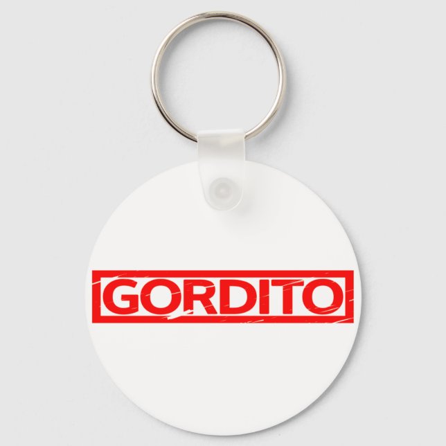 Gordito Frimärke Nyckelring (Framsida)