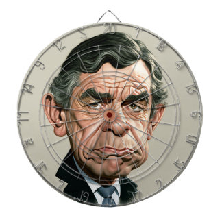 Gordon Brown Dartboard Darttavla