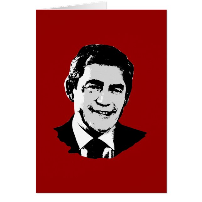 Gordon Brown Hälsningskort (Framsidan)
