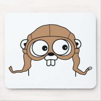Gordon den Golang gopheren Mousepad Musmatta