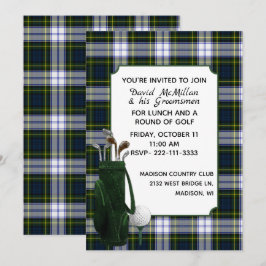 Gordon Dress Play Grooms inbjudan till Golf Party