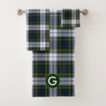 Gordon Dress Tartan Monogrammed Bath Towel Set