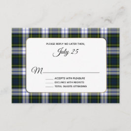 Gordon Dress Tartan Play Bröllop OSA Card Kort