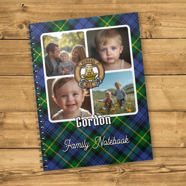 Gordon Familj Foto Collage Anteckningsbok (Skapare uppladdad)