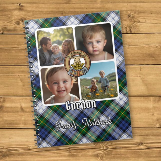 Gordon Familj Foto Collage Anteckningsbok (Skapare uppladdad)