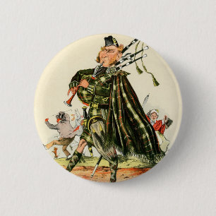 Gordon Highlanders - pipblåsare Knapp